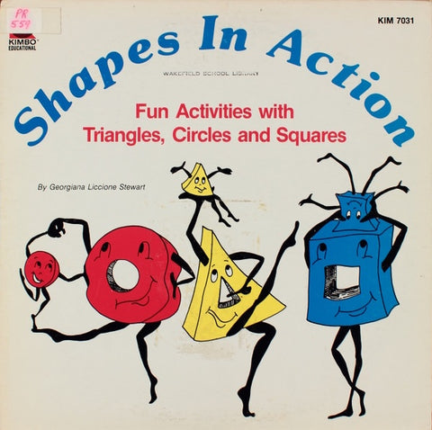 Georgiana Liccione Stewart – Shapes In Action - VG+ LP Record 1980 Kimbo Educational USA Vinyl & Booklet - Children's / Educational