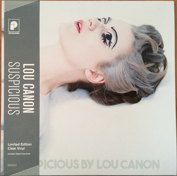 Lou Canon – Suspicious - New LP Record 2017 Paper Bag Clear Vinyl - Indie Pop / Electronic - Shuga Records