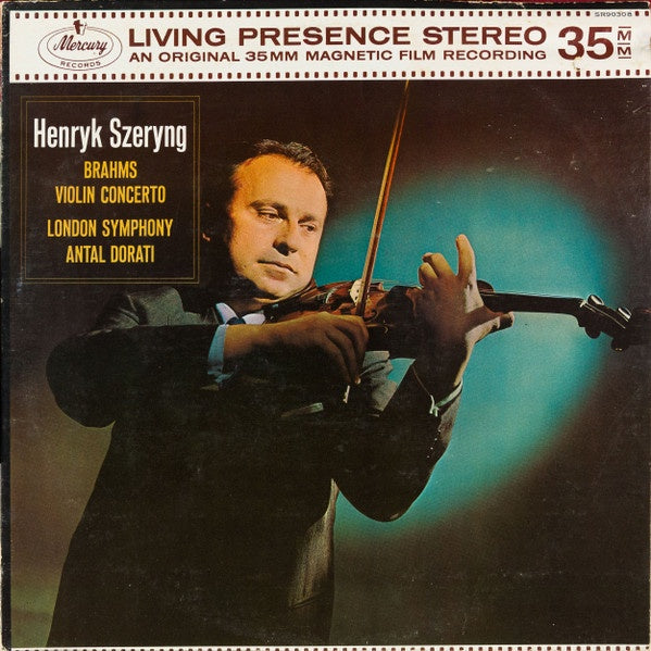 Henryk Szeryng – Brahms - Violin Concerto (1962) - VG+ LP Record 1960s  Mercury Living Presence USA Vinyl - Classical