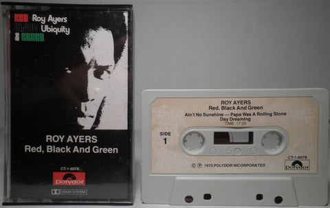 Roy Ayers Ubiquity ‎– Red Black & Green - Used Cassette 1973 Polydor Tape - Jazz / Funk