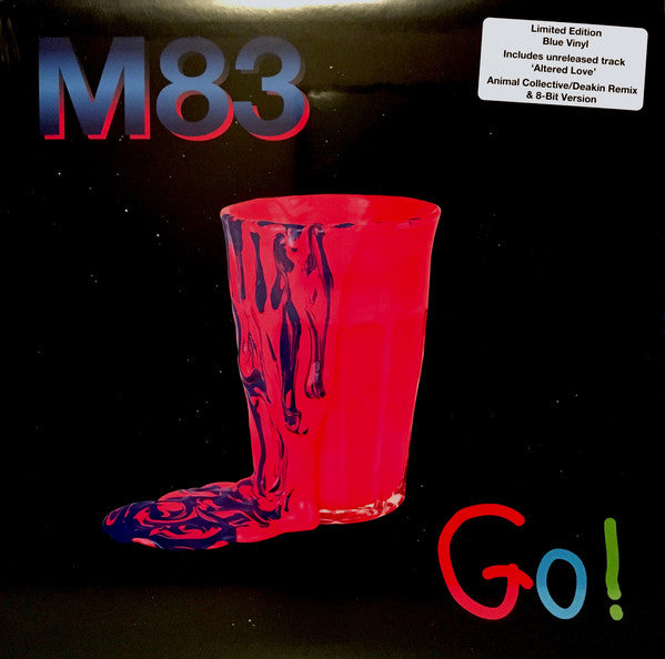 M83 - Go! - New 12" EP Record 2017 Mute Blue Vinyl - Synth-pop / House / Electronic