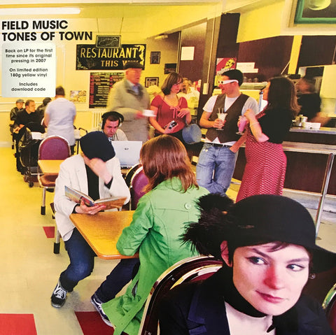 Field Music - Tones Of Town (2007) - New LP Record Store Day 2017 Memphis Industries USA 180 gram Yellow Vinyl & Download - Pop Rock / Indie Rock