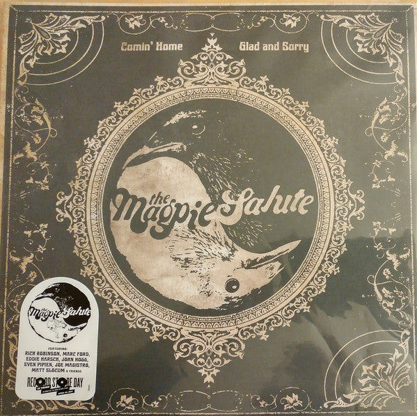 The Magpie Salute - Comin' Home (Delaney & Bonnie) / Glad and Sorry (Faces) - New Vinyl 2017 Eagle Record Store Day 10"on Black and White Marbled Vinyl, Limited to 2000 - Rock