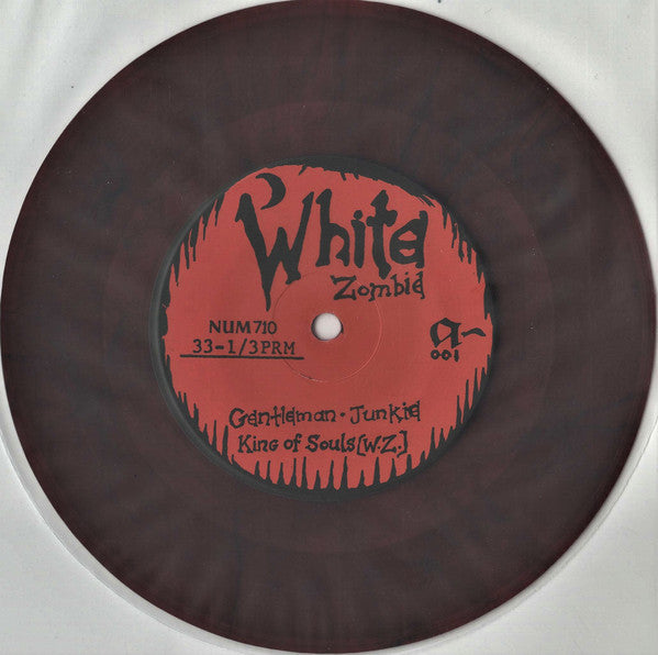 White Zombie - Gods on Voodoo Moon - New 7" Vinyl 2017 Numero Group Record Store Day Press on 'Zombie Blood' Vinyl, Limited to 750 - Hard Rock - Shuga Records