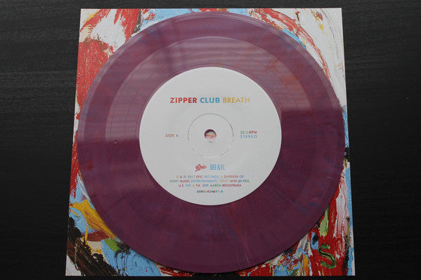 Zipper Club – Breath / Regrets - New 7" Single Record Store Day 2017 Epic USA RSD Colored Vinyl - Pop Rock / Synth-pop