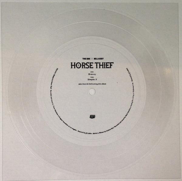 Signed Autographed - Horse Thief – Fear In Bliss - Mint- LP Record 2014 Bella Union UK Import Blue Vinyl & Flexi Disc - Alternative Rock - Shuga Records