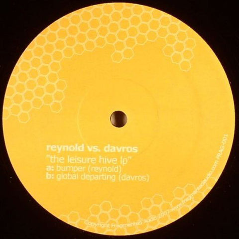 Reynold vs. Davros ‎– The Leisure Hive LP - New 12" Single Record 2007 USA Fragmented Audio Vinyl - Techno / Minimal