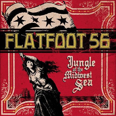 Flatfoot 56 – Jungle Of The Midwest Sea - Mint- LP Record 2007 Flicker USA Red Vinyl - Punk / Oi / Folk Rock