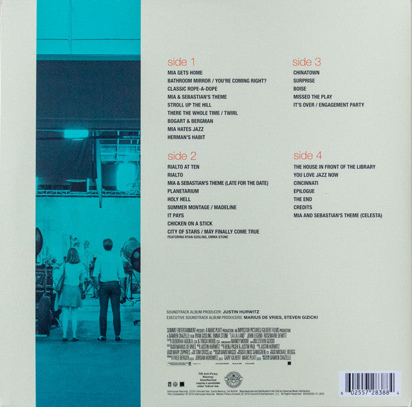 Justin Hurwitz - La La Land (Original Motion Picture Score) - Mint- 2 LP Record 2017 Interscope USA Vinyl - Soundtrack / Musical - Shuga Records