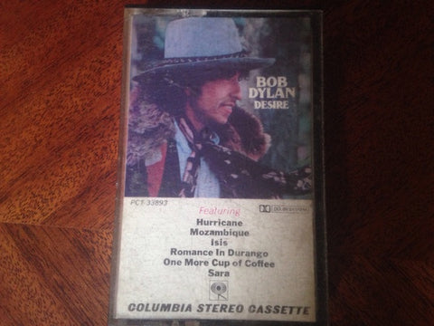 Bob Dylan – Desire - Used Casette 1976 Columbia Tape - Rock / Folk Rock