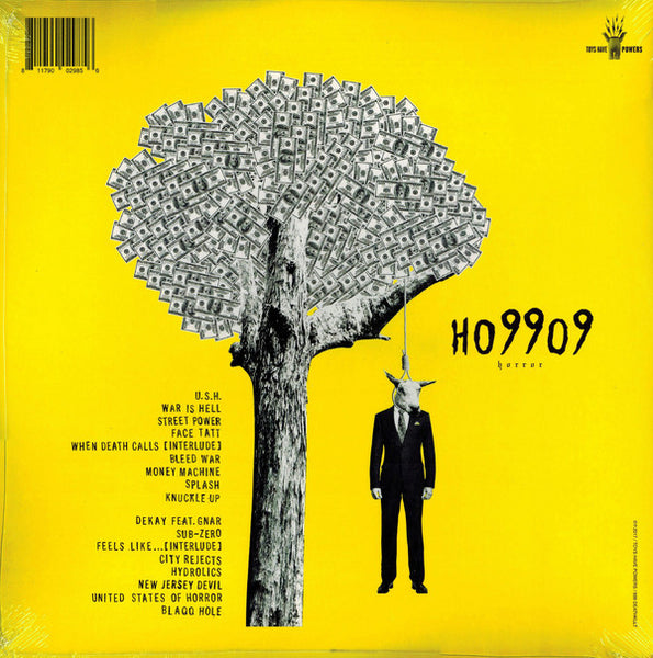 HO99O9 - United States of Horror - New 2 LP Record 2017 Toys Have Powers USA Yellow Vinyl - Hip Hop / Trap / Punk / Hardcore - Shuga Records