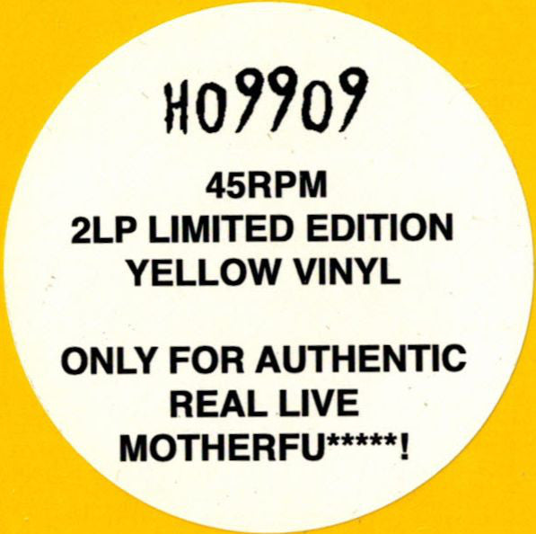 HO99O9 - United States of Horror - New 2 LP Record 2017 Toys Have Powers USA Yellow Vinyl - Hip Hop / Trap / Punk / Hardcore - Shuga Records