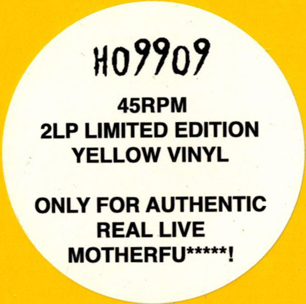 HO99O9 - United States of Horror - New 2 LP Record 2017 Toys Have Powers USA Yellow Vinyl - Hip Hop / Trap / Punk / Hardcore