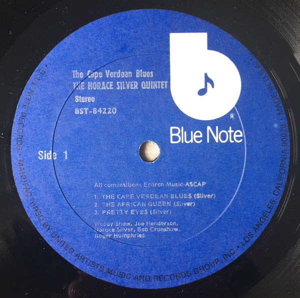 The Horace Silver Quintet Plus J.J. Johnson – The Cape Verdean Blues (1965) - VG+ LP Record 1977 Blue Note USA Vinyl - Jazz / Hard Bop - Shuga Records