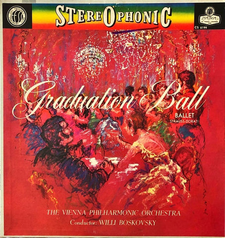 CS 6199 Willi Boskovsky - Strauss, Weber – Graduation Ball / Le Spectre De La Rose - VG+ LP Record 1961 London UK Stereo WB DG ffss Vinyl - Classical