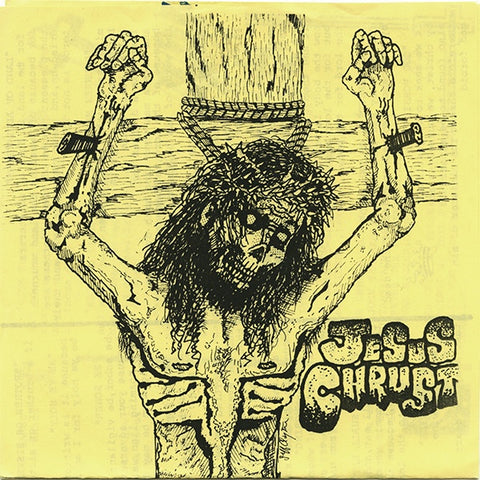 Jesus Chrust – Blasphemy E.P. - Mint- 7" Record 1990 Fudgeworthy USA Test Pressing Vinyl & Insert - Grindcore / Hardcore / Thrash