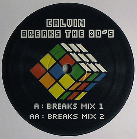 Calvin Harris – Calvin Breaks The 80's - Mint- 12" Single Record 2007 Self Released UK Import Vinyl - Breakbeat / House / Synth Pop