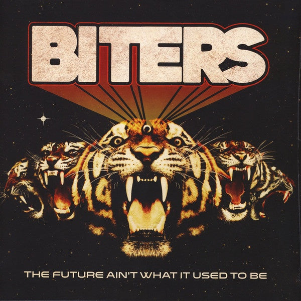 Signed Autographed - Biters – The Future Ain't What It Used To Be - Mint- LP Record 2017 Earache Vinyl, Poster & Signed Insert - Rock - Shuga Records
