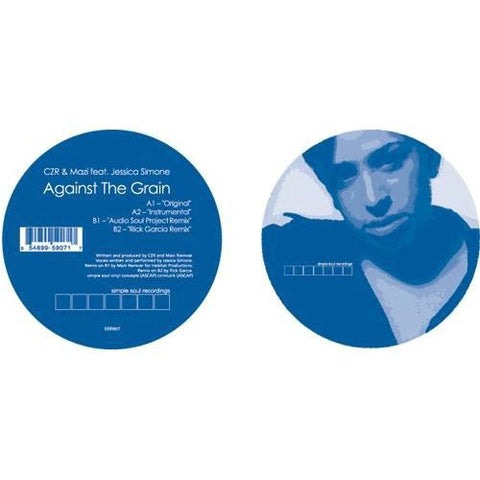 CZR & Mazi – Against The Grain - New 12" Single Record 2003 Simple Soul Recordings USA Vinyl - Chicago Deep House