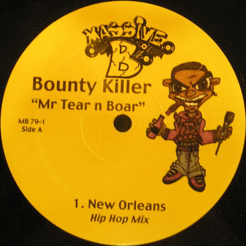 Bounty Killer – Mr. Tear N' Boar (Remixes) - VG 12" Single USA 1998 -Dancehall/Reggae
