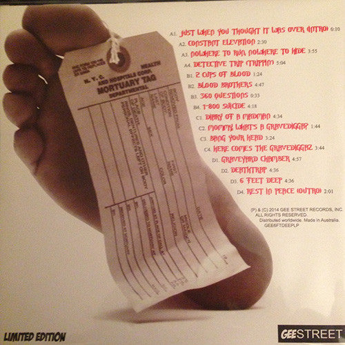 Gravediggaz – 6 Feet Deep (1994) - New 2 LP Record 2014 Gee Street
