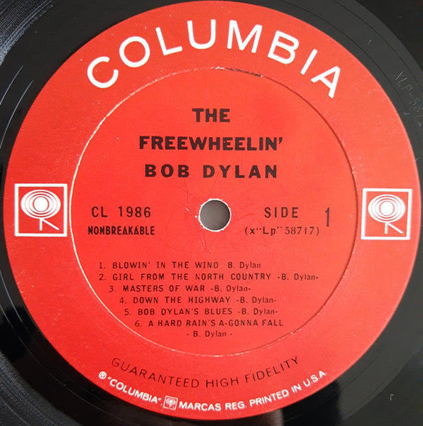 Bob Dylan ‎– The Freewheelin' Bob Dylan - VG+ LP Record 1963 Columbia USA Mono Original Vinyl - Rock / Folk Rock