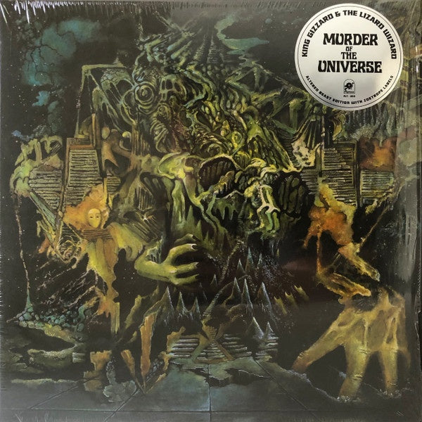 King Gizzard And The Lizard Wizard – Murder Of The Universe - New LP Record 2017 Flightless Australia Altered Beast Edition Vinyl, Book, Giant 24' x 24" Promo Poster, 2x Promo Stickers & Download - Psychedelic Rock / Garage Rock