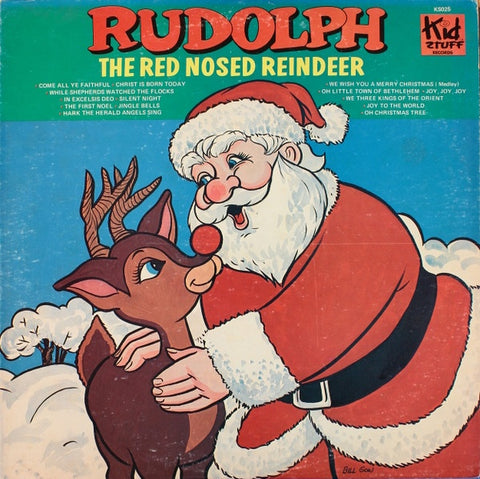 Kid Stuff Repertory Company – Rudolph The Red Nosed Reindeer - VG+ LP Record 1977 USA Vinyl - Holiday / Children's