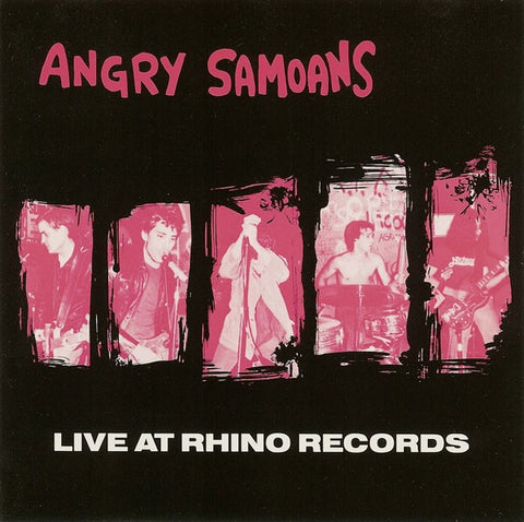 Angry Samoans – Live At Rhino Records - VG+ LP Record 1990 Triple X  USA Vinyl - Punk / Rock