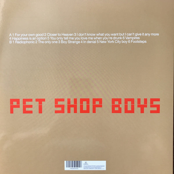 Pet Shop Boys ‎– Nightlife (1999) - New LP Record 2017 Parlophone Europe Import 180 gram  - Synth-pop / Dance-pop - Shuga Records