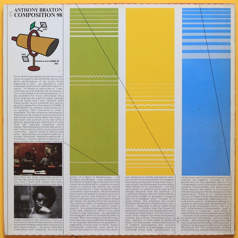 Anthony Braxton – Composition 98 - Mint- 2 LP Record 1981 Hat Hut Switzerland Vinyl - Free Jazz / Free Improvisation
