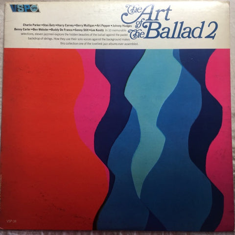 Various – The Art Of The Ballad 2 - VG+ LP Record 1966 Verve VSP Mono Vinyl - Jazz / Bop / Cool Jazz