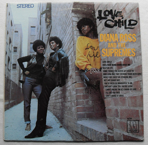 Diana Ross And The Supremes ‎– Love Child - VG+ 1968 Stereo Original Press USA - Soul / Funk