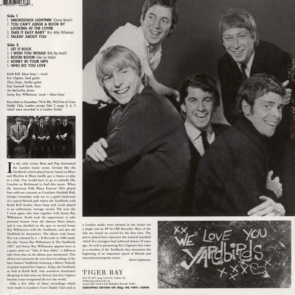 The Yardbirds – London 1963 - The First Recordings! - New LP Record 2017 Tiger Bay Europe Import 180 gram Vinyl - Rock & Roll / Psychedelic Rock / Classic Rock - Shuga Records