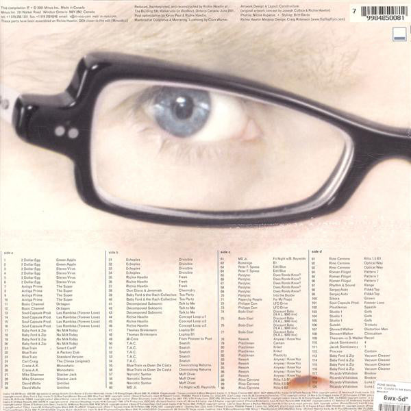 Richie Hawtin ‎– DE9 | Closer To The Edit (Parts) - VG+ 2 Lp Record 2001 M_nus Canada Import Vinyl - Electronic / Techno / Minimal
