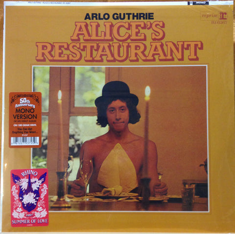 Arlo Guthrie - Alice's Restaurant (1967) - New Lp Record 2017 Reprise Rhino Summer Of Love Mono 180 gram Vinyl - Folk Rock