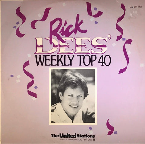 Various – Rick Dees' Weekly Top 40 (Weekend Of February 23-24, 1985) - VG+ 4 LP Record 1985 United Stations Radio Networks Vinyl & Inserts - Pop / Rock / Radioplay / Interview