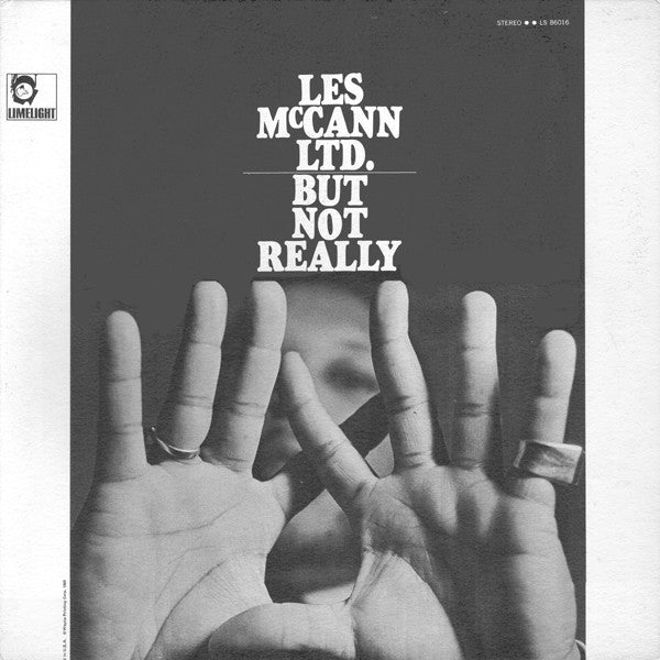 Les McCann Ltd. ‎– But Not Really (1965) - New Vinyl Record 2013 (Analogue Audiophile Mastering 180 Gram) German Import - Jazz