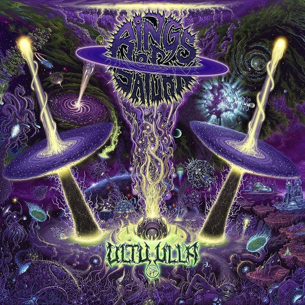 Rings Of Saturn – Ultu Ulla - Mint- LP Record 2017 Nuclear Blast Blue Electric with Yellow/Purple Splatter Vinyl & Insert - Deathcore - Shuga Records