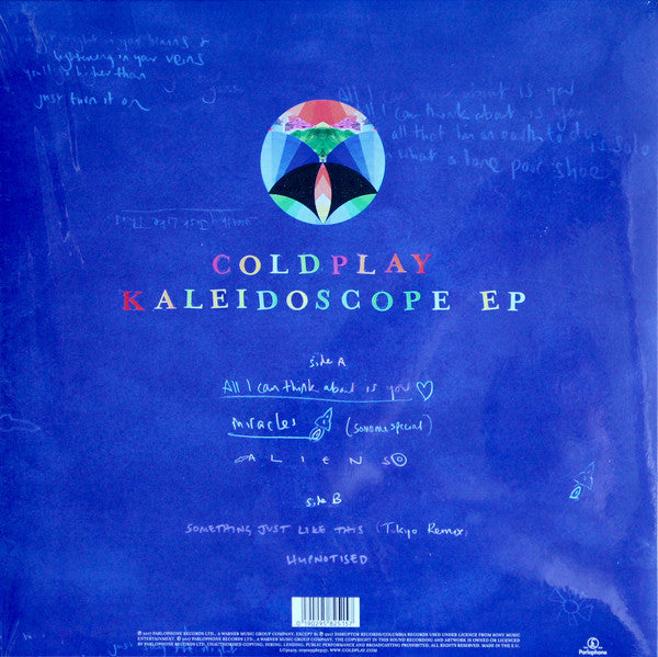 Coldplay - Kaleidoscope EP - New LP Record 2017 Parlophone Europe Import 180 gram Blue Vinyl, Poster & Download - Pop Rock - Shuga Records