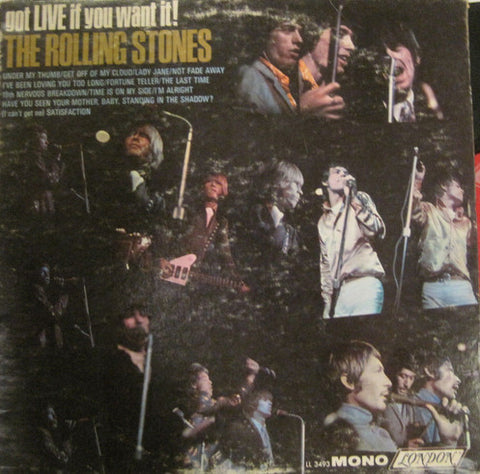 The Rolling Stones - Got LIVE If You Want It! - VG 1966 London Stereo (Poor Cover) USA - Rock