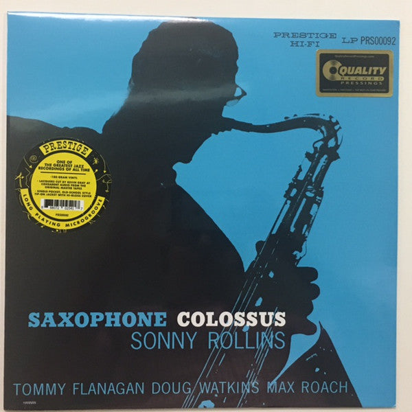 Sonny Rollins ‎– Saxophone Colossus (1956) - New LP Record 2017 Prestige USA 180 gram Mono Vinyl - Jazz / Bop