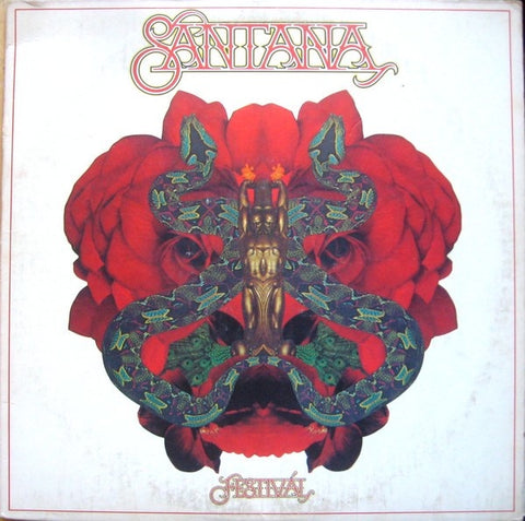 Santana ‎– Festival - Mint- LP Record 1976 Columbia USA Vinyl - Classic Rock / Jazz-Rock / Fusion