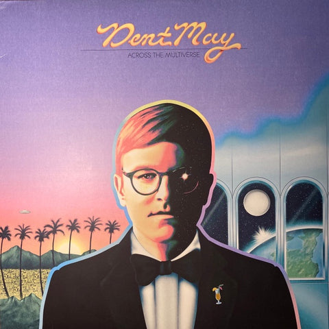 Signed Autographed - Dent May ‎– Across The Multiverse - Mint- LP Record 2017 Carpark Butter Yellow Vinyl - Synth-Pop / Indie Rock