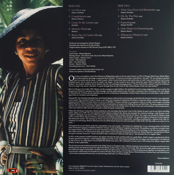 Minnie Riperton - Come To My Garden (1970) - New LP Record 2017 Not Now Music UK Green Translucent 180 gram Vinyl - Soul - Shuga Records