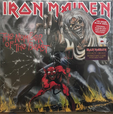 Iron Maiden – The Number Of The Beast (1982) - Mint- LP Record 2017 BMG 180 gram Vinyl - Heavy Metal