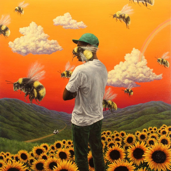 Tyler, The Creator – Scum Fuck Flower Boy - Mint- 2 LP Record 2017 Columbia Golf Wang Exclusive Bumble Bee Yellow Vinyl & Insert - Hip Hop / Pop Rap - Shuga Records