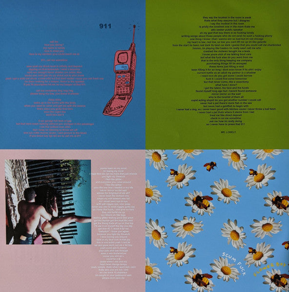 Tyler, The Creator – Scum Fuck Flower Boy - Mint- 2 LP Record 2017 Columbia Golf Wang Exclusive Bumble Bee Yellow Vinyl & Insert - Hip Hop / Pop Rap - Shuga Records
