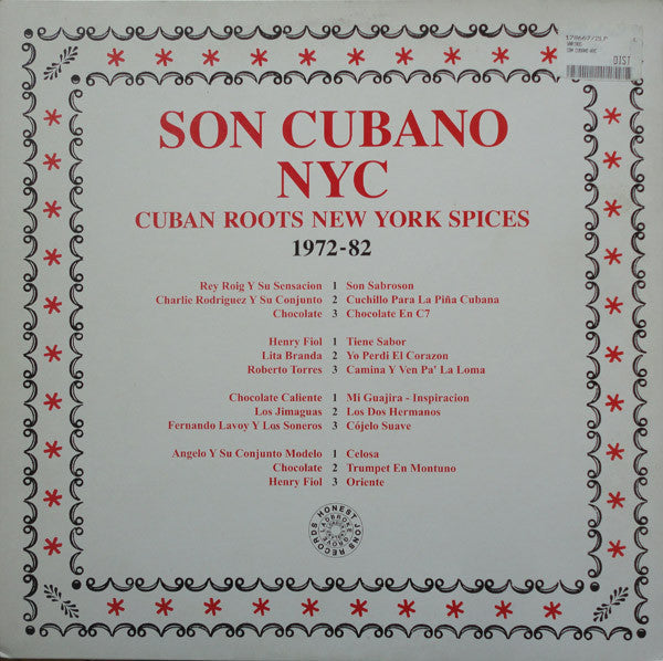 Various ‎– Son Cubano NYC (Cuban Roots New York Spices 1972-82) - New 2 LP Record 2004 Honest Jon's UK Import Vinyl - World / Afro-Cuban Jazz / Cubano / Salsa - Shuga Records