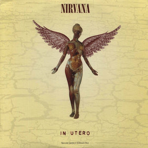 Nirvana – In Utero - Mint- LP Record 1993 DGC USA Original Clear Vinyl & In Shrink - Grunge